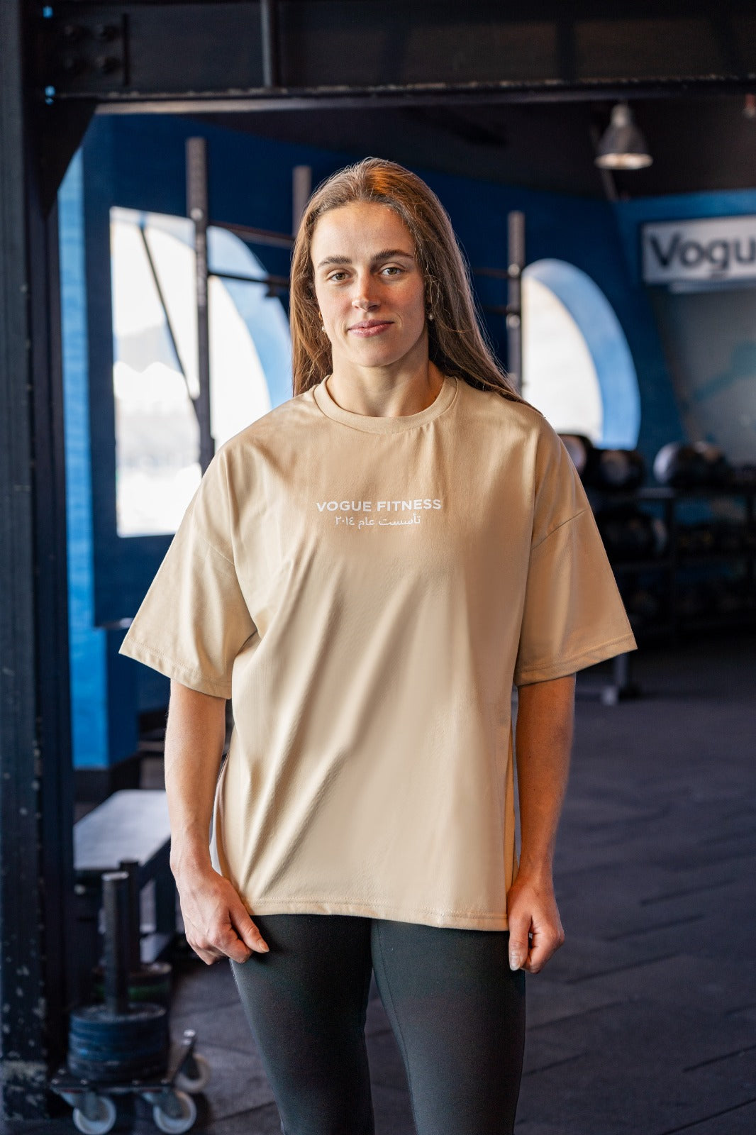 Vogue Fitness Vertical Oversized Tee