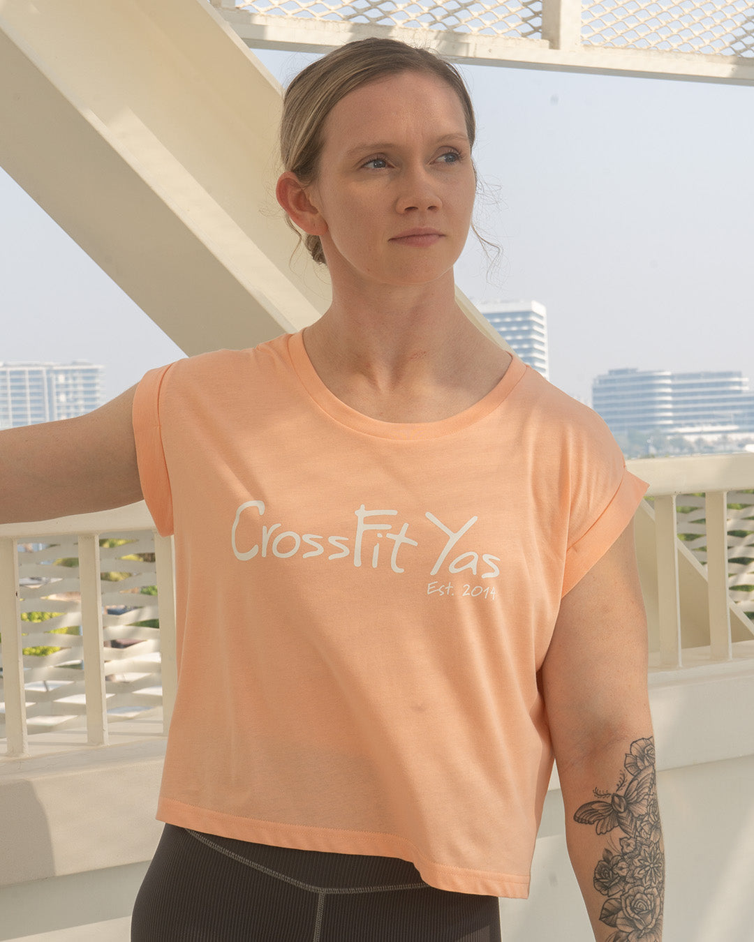 CrossFit Yas Decade Crop Tee